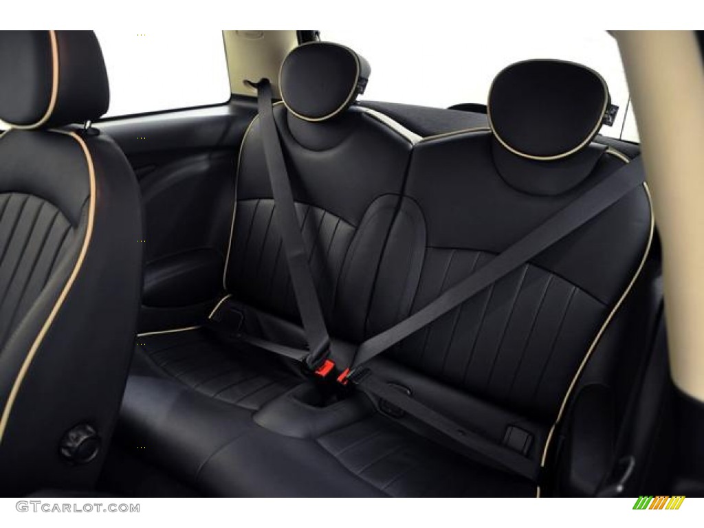 Carbon Black Lounge Leather Interior 2011 Mini Cooper Hardtop Photo #59601972