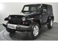 Black 2009 Jeep Wrangler Sahara 4x4 Exterior