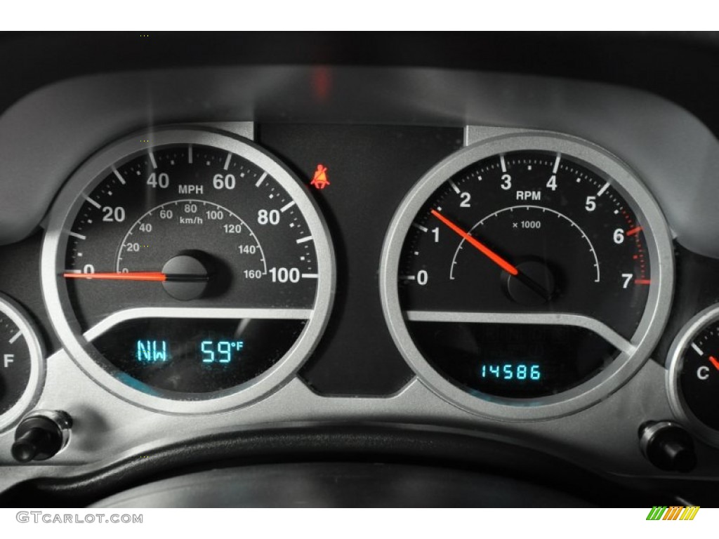 2009 Jeep Wrangler Sahara 4x4 Gauges Photo #59602329