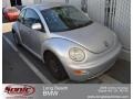 Silver Metallic 2000 Volkswagen New Beetle GL Coupe