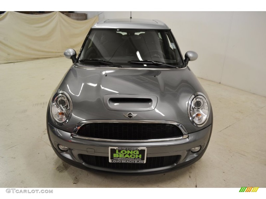 2009 Cooper S Clubman - Dark Silver Metallic / Punch Carbon Black Leather photo #4