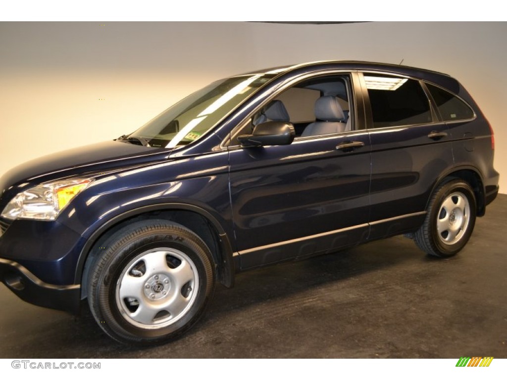 2008 CR-V LX - Royal Blue Pearl / Gray photo #6