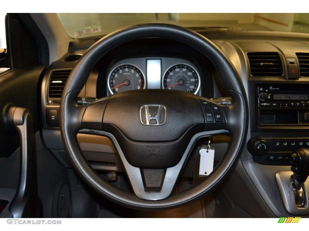 2008 Honda CR-V LX Gray Steering Wheel Photo #59602587