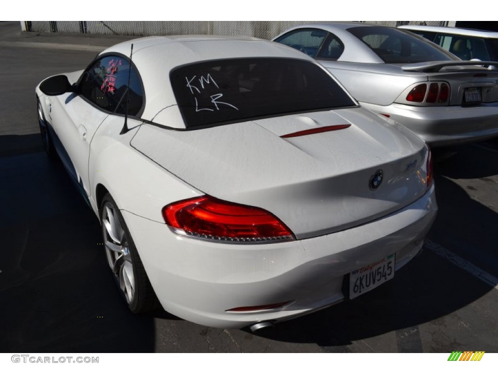 2009 Z4 sDrive35i Roadster - Alpine White / Black photo #4