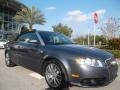 2009 Meteor Grey Pearl Effect Audi A4 2.0T Cabriolet  photo #13