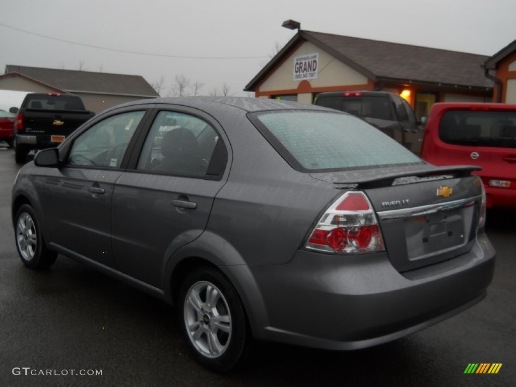 2011 Aveo LT Sedan - Medium Gray / Charcoal photo #13