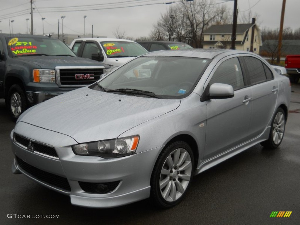 Apex Silver Metallic 2008 Mitsubishi Lancer GTS Exterior Photo #59604597