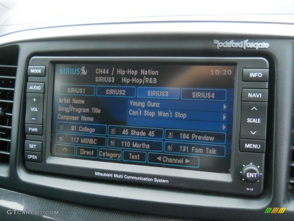 2008 Mitsubishi Lancer GTS Controls Photo #59604633