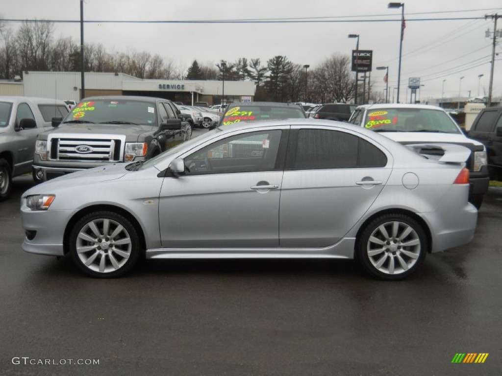 Apex Silver Metallic 2008 Mitsubishi Lancer GTS Exterior Photo #59604708