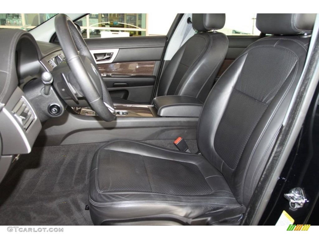Charcoal/Charcoal Interior 2009 Jaguar XF Supercharged Photo #59605242