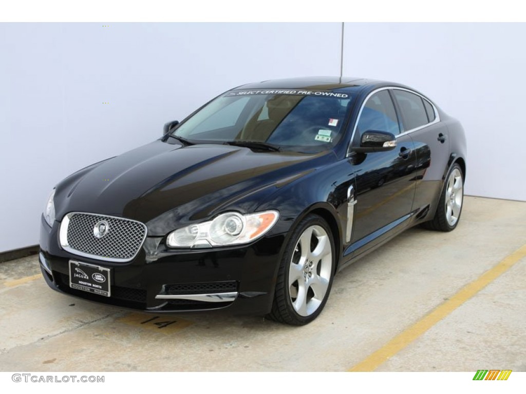 Ebony Black 2009 Jaguar XF Supercharged Exterior Photo #59605326