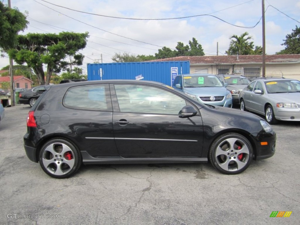 Black Magic Metallic 2009 Volkswagen GTI 2 Door Exterior Photo #59606886
