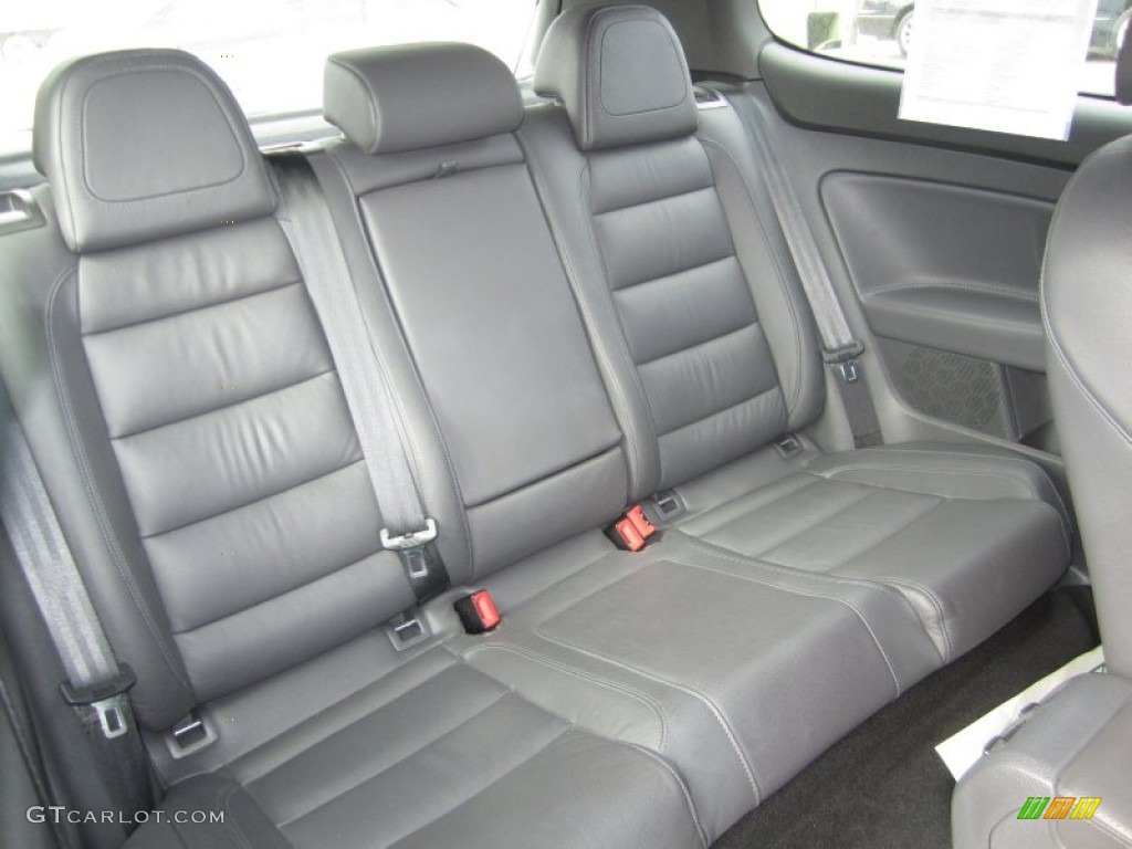 Anthracite Black Leather Interior 2009 Volkswagen GTI 2 Door Photo #59606935