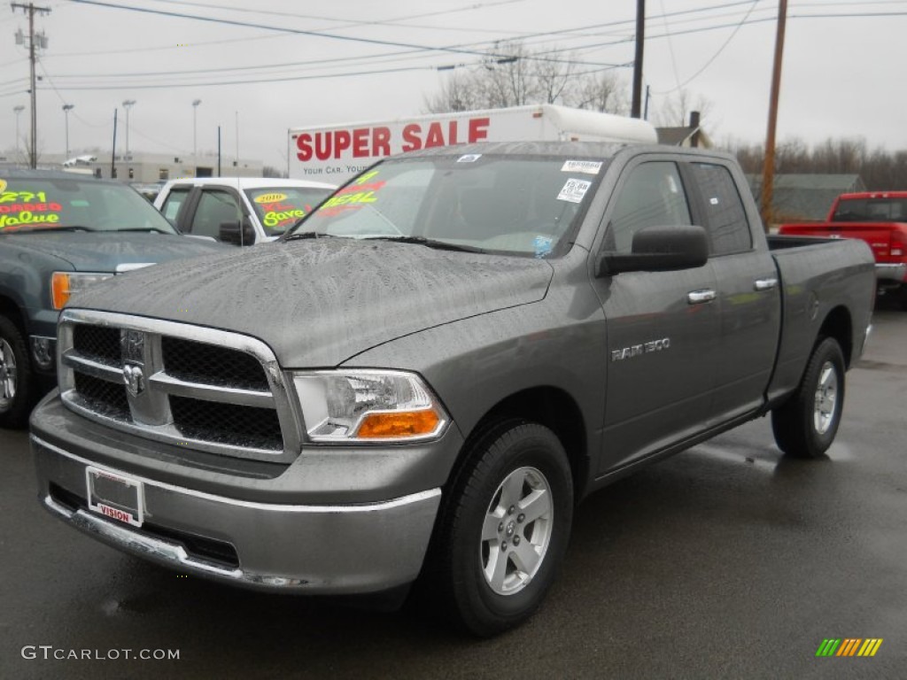 2011 Ram 1500 SLT Quad Cab 4x4 - Mineral Gray Metallic / Dark Slate Gray/Medium Graystone photo #1