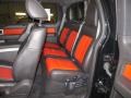 Raptor Black/Orange 2010 Ford F150 SVT Raptor SuperCab 4x4 Interior Color