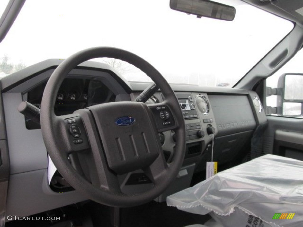 2012 Ford F250 Super Duty XLT SuperCab 4x4 Steel Dashboard Photo #59608032