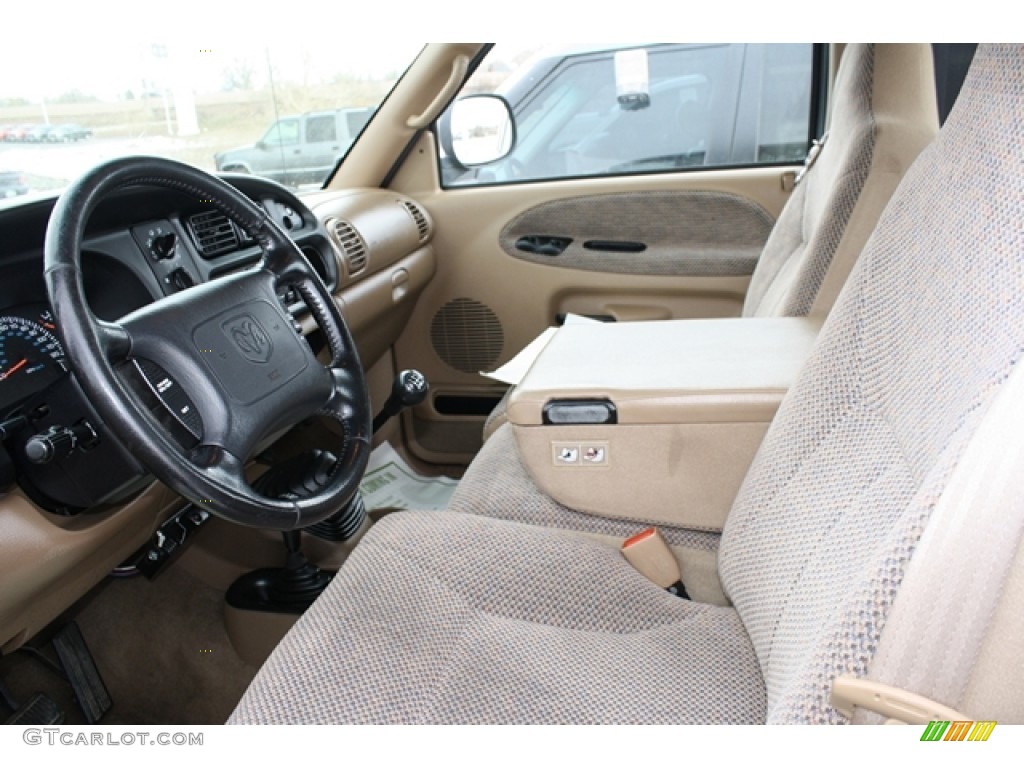 Camel/Tan Interior 2000 Dodge Ram 2500 SLT Extended Cab 4x4 Photo #59608557