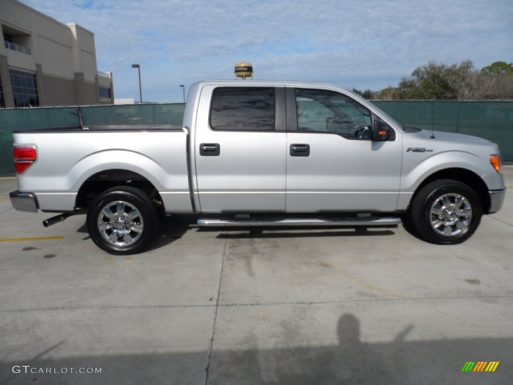 Brilliant Silver Metallic 2009 Ford F150 XLT SuperCrew Exterior Photo #59608848