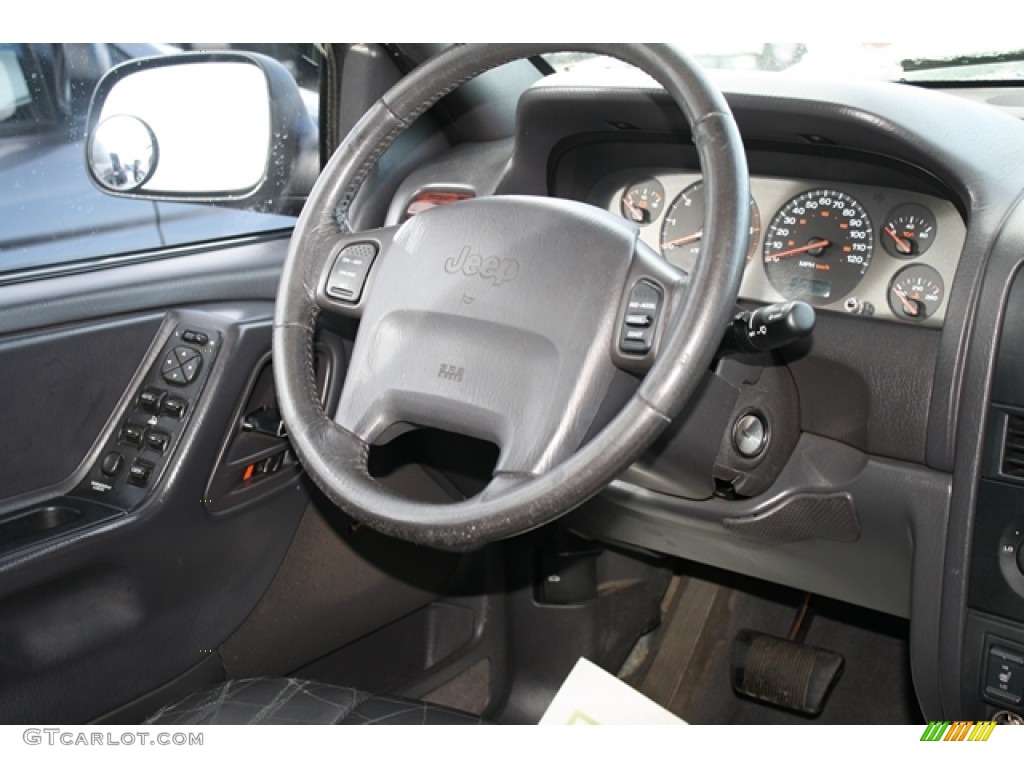 2000 Grand Cherokee Laredo 4x4 - Black / Agate photo #14