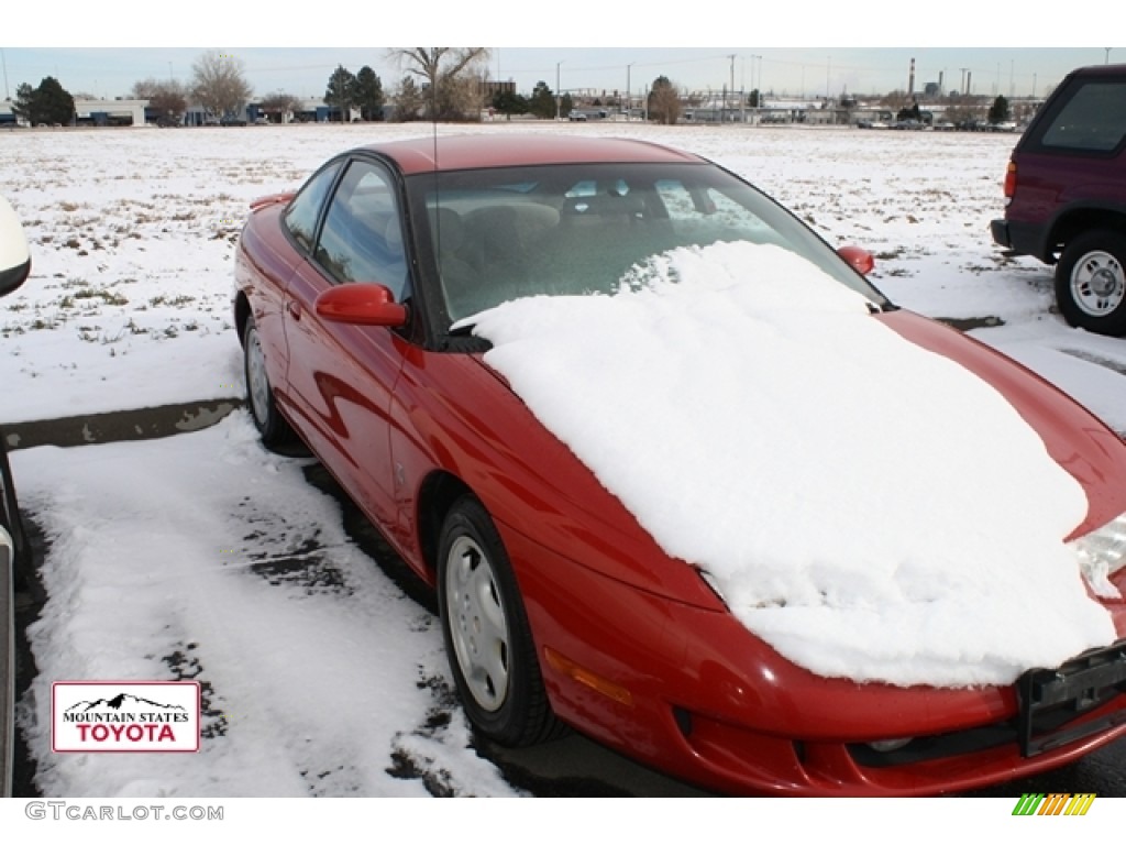 1997 S Series SC2 Coupe - Medium Red / Gray photo #1