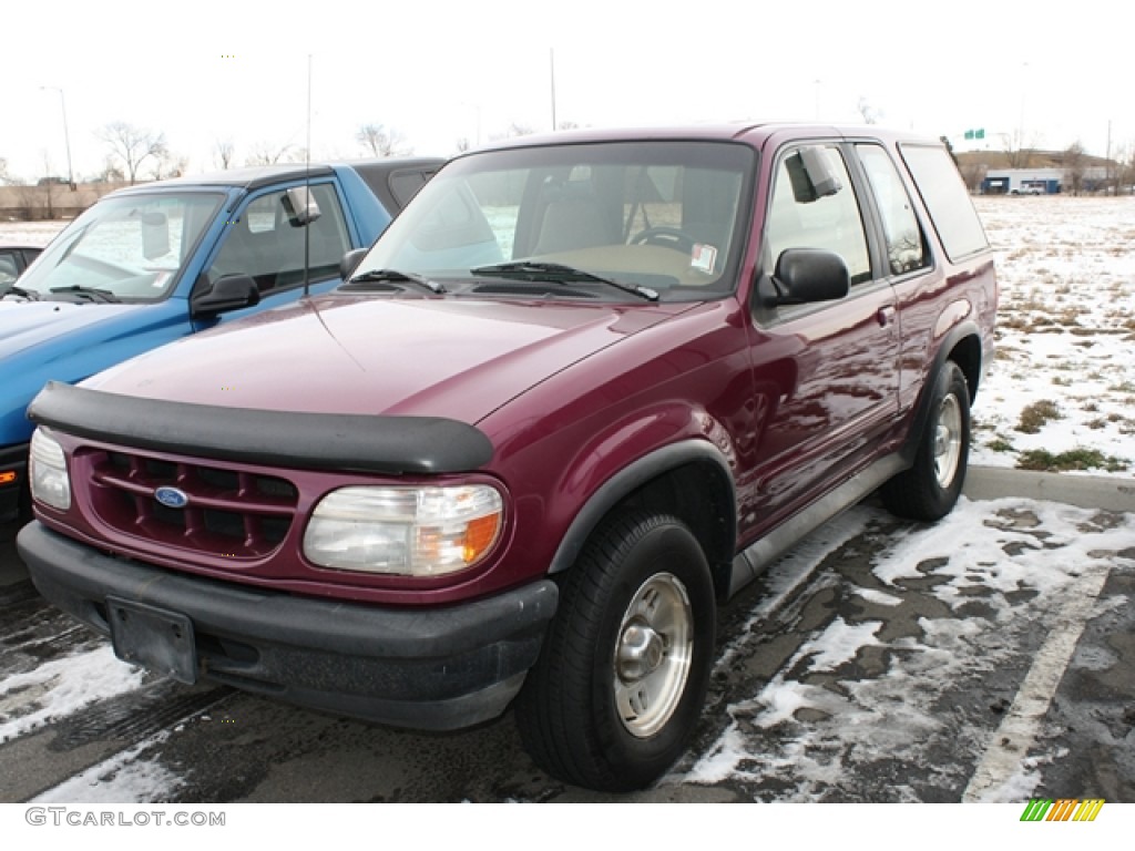 Medium Berry Red Metallic 1996 Ford Explorer Sport 4x4 Exterior Photo #59609466