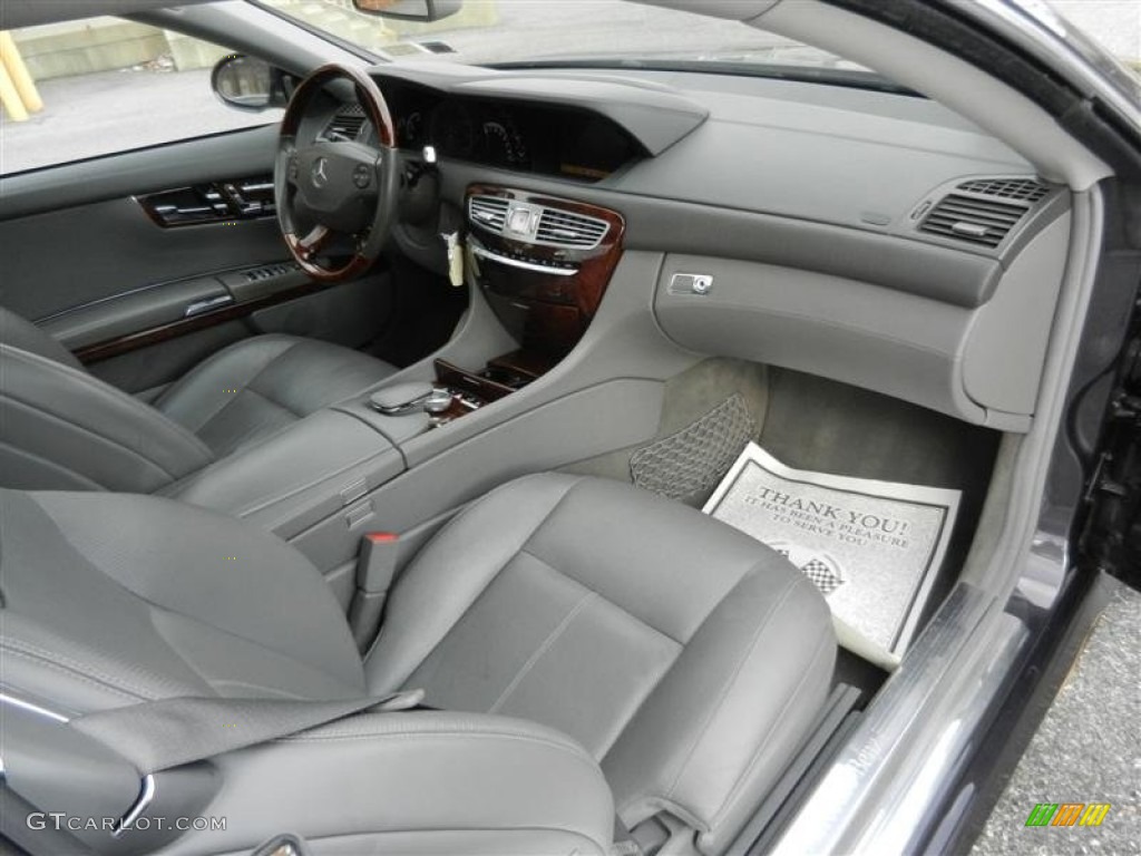 2008 Mercedes-Benz CL 550 Grey/Dark Grey Dashboard Photo #59609580