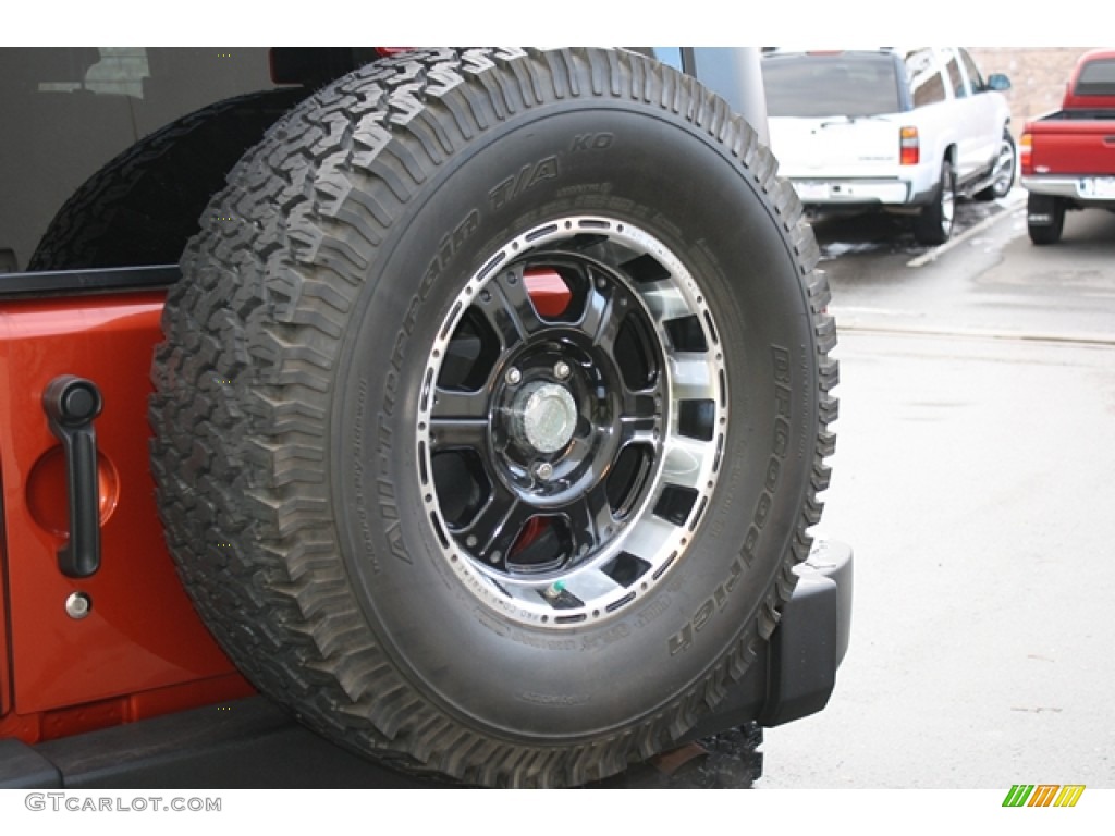 2009 Jeep Wrangler Unlimited X 4x4 Custom Wheels Photo #59609934
