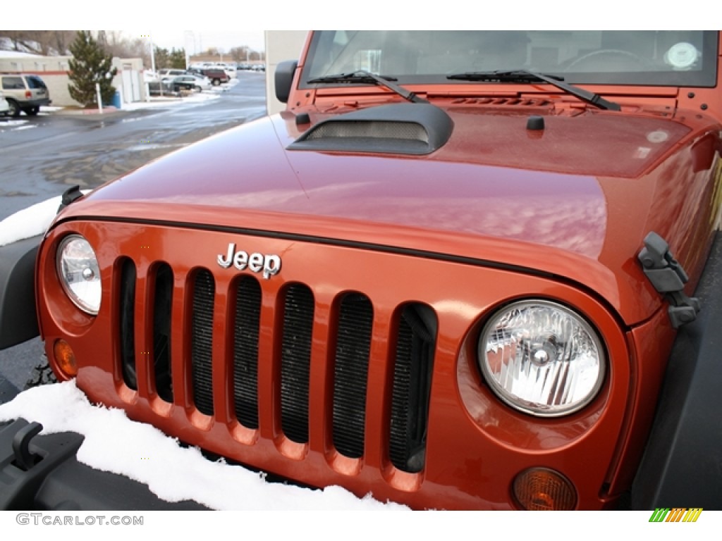 2009 Wrangler Unlimited X 4x4 - Sunburst Orange Pearl / Dark Slate Gray/Medium Slate Gray photo #21