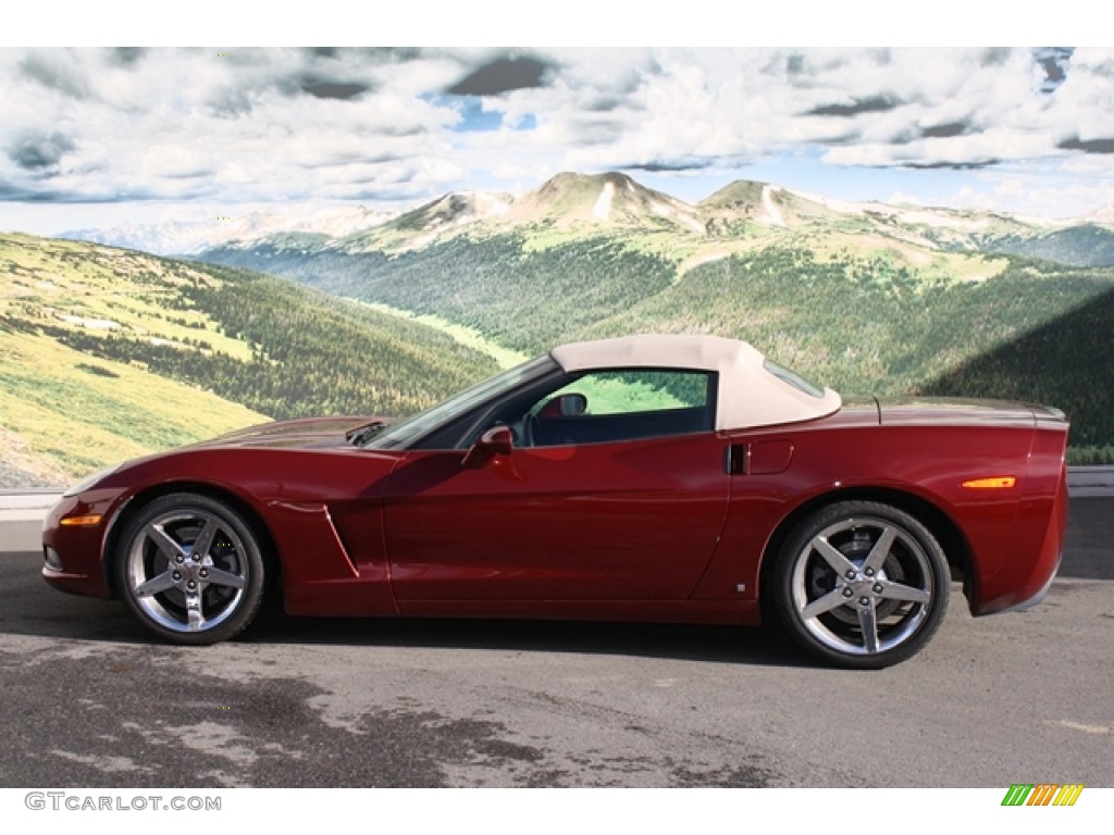 Monterey Red Metallic 2007 Chevrolet Corvette Convertible Exterior Photo #59611185