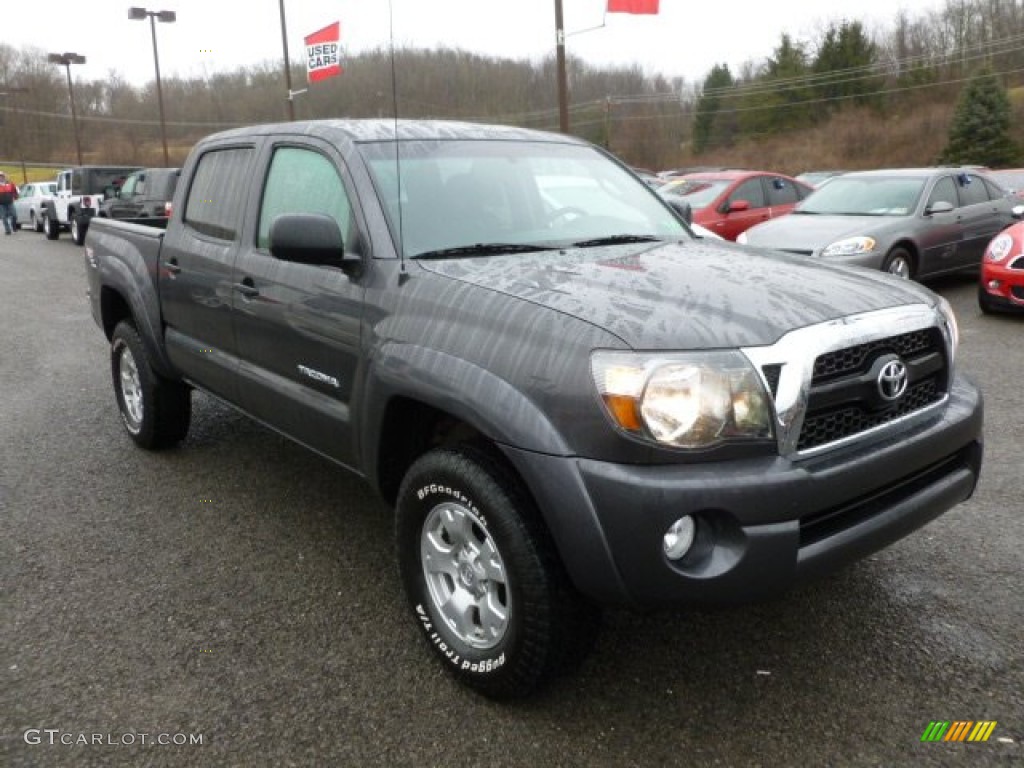 2011 Tacoma V6 TRD Double Cab 4x4 - Magnetic Gray Metallic / Graphite Gray photo #1