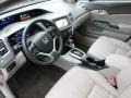  2012 Civic EX-L Sedan Gray Interior
