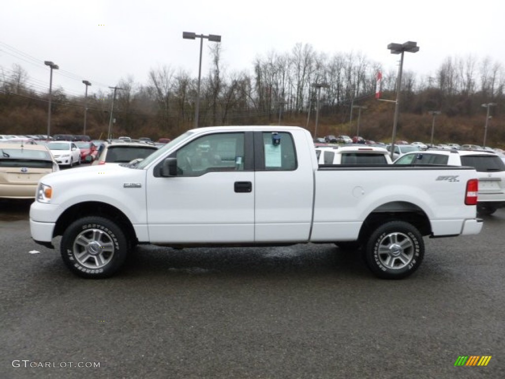 Oxford White 2008 Ford F150 STX SuperCab 4x4 Exterior Photo #59611719