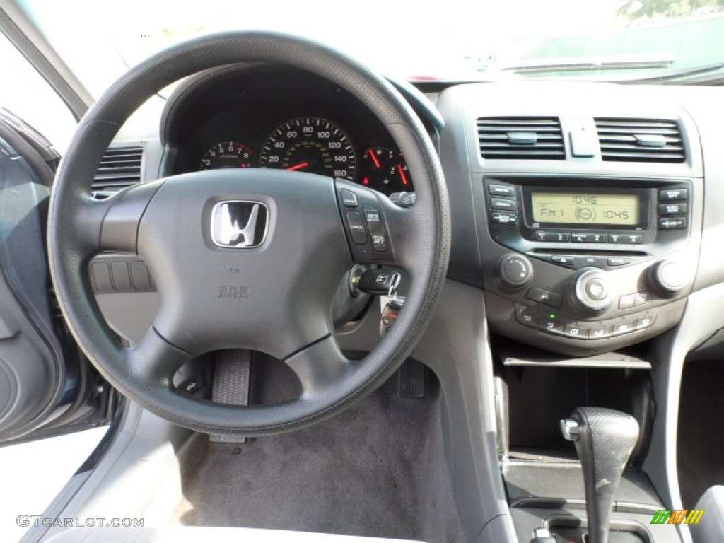 2004 Honda Accord LX Sedan Gray Dashboard Photo #59612295