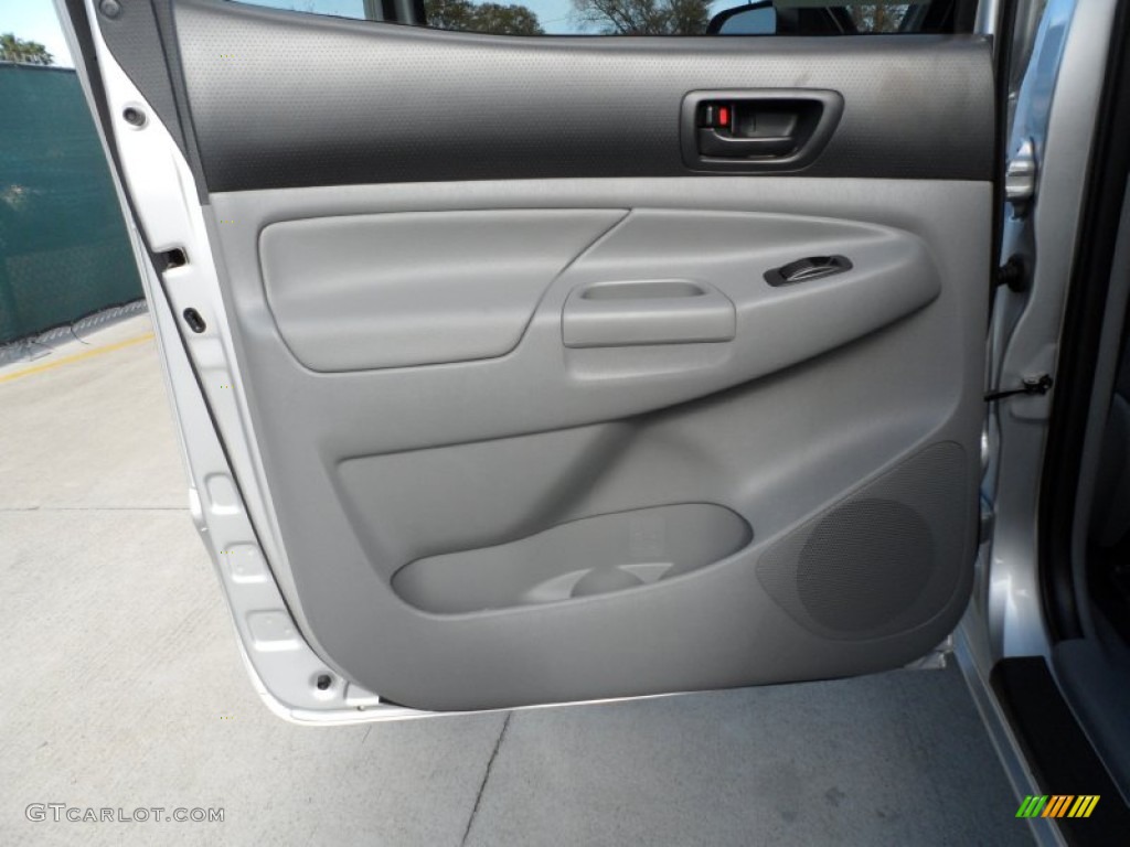 2012 Toyota Tacoma Prerunner Double Cab Graphite Door Panel Photo #59612826