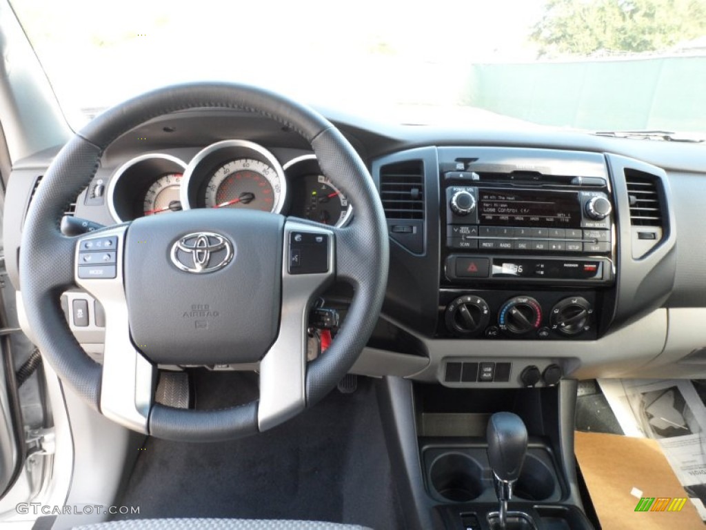 2012 Toyota Tacoma Prerunner Double Cab Graphite Dashboard Photo #59612875