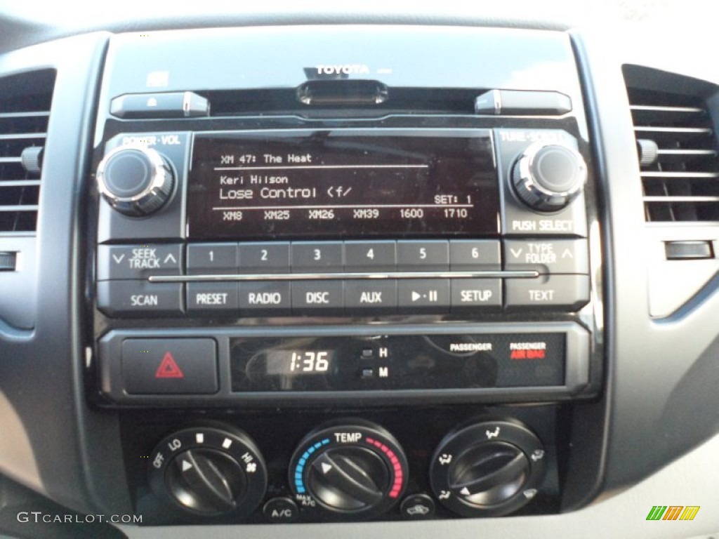 2012 Toyota Tacoma Prerunner Double Cab Controls Photo #59612889