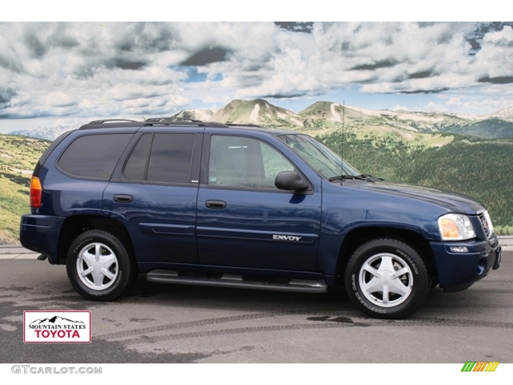 2003 Envoy SLE 4x4 - Indigo Blue Metallic / Medium Pewter photo #1