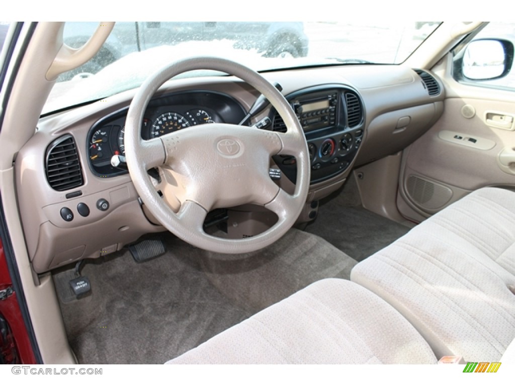 Oak Interior 2001 Toyota Tundra SR5 Extended Cab Photo #59613304