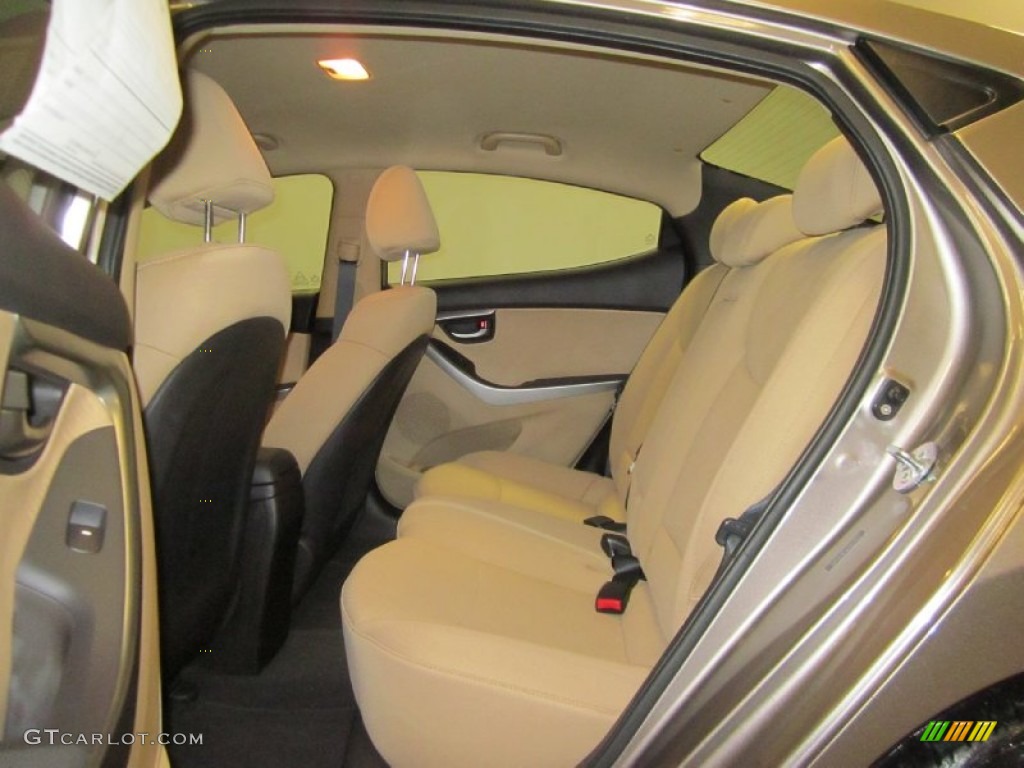 Beige Interior 2011 Hyundai Elantra GLS Photo #59613606