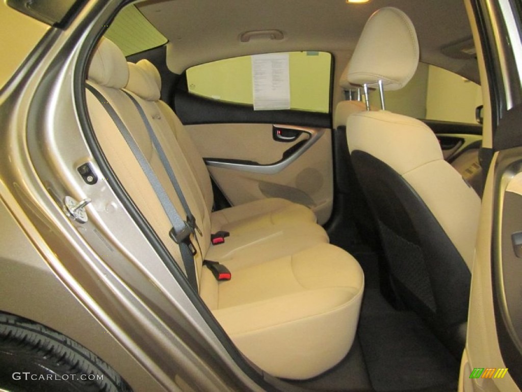 Beige Interior 2011 Hyundai Elantra GLS Photo #59613609