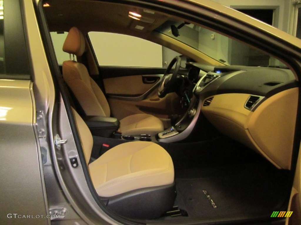Beige Interior 2011 Hyundai Elantra GLS Photo #59613618
