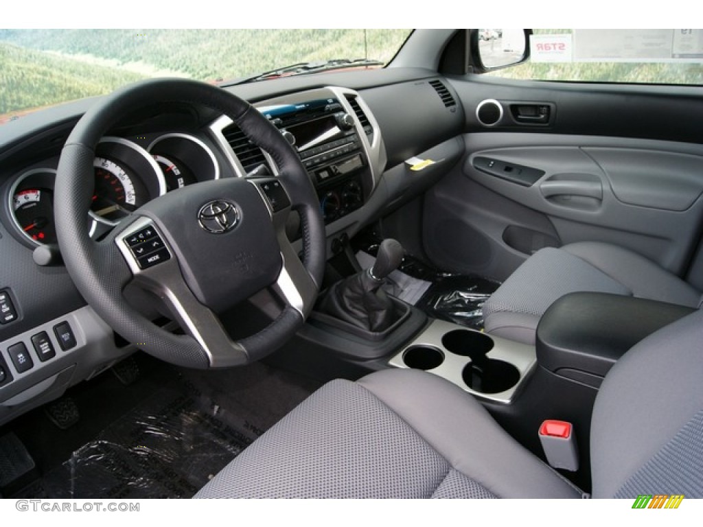 Graphite Interior 2012 Toyota Tacoma V6 TRD Double Cab 4x4 Photo #59614398