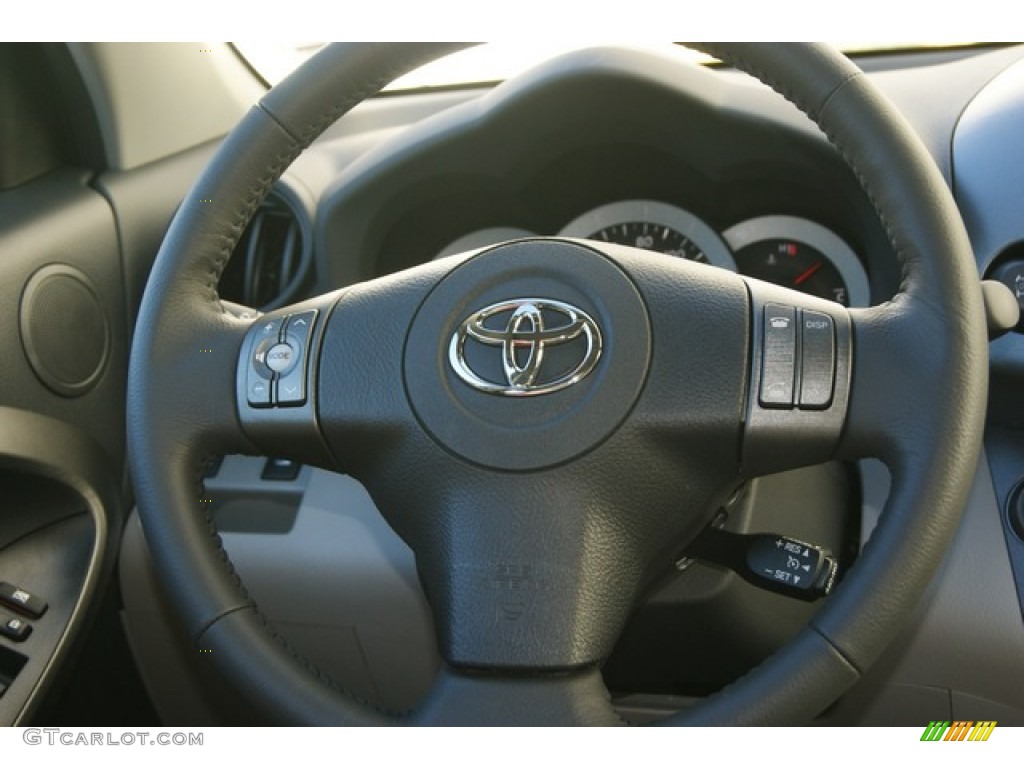 2012 Toyota RAV4 V6 Limited 4WD Ash Steering Wheel Photo #59614608
