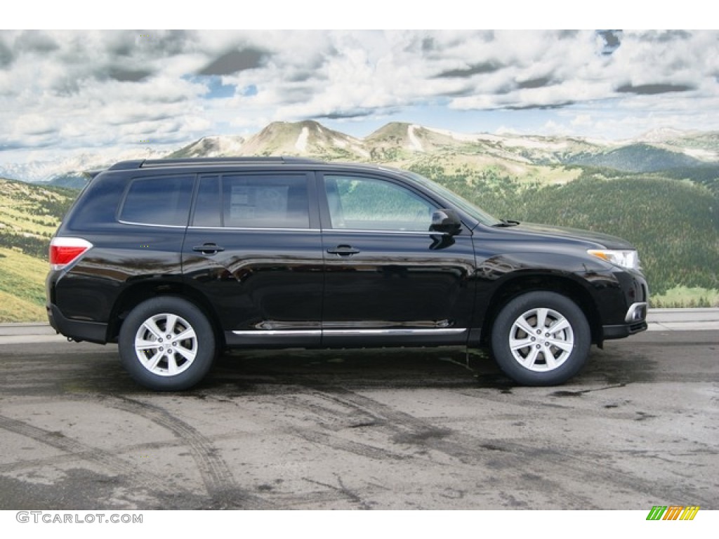 Black 2012 Toyota Highlander SE 4WD Exterior Photo #59614995