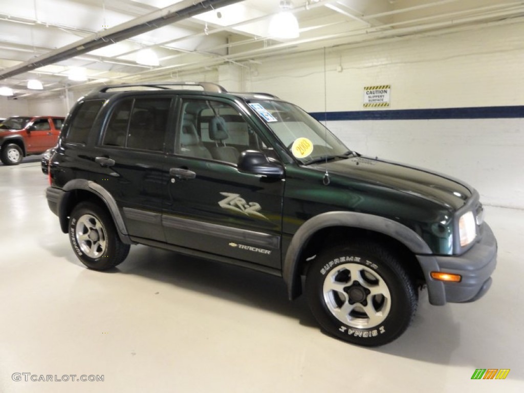 Dark Green Metallic 2003 Chevrolet Tracker ZR2 4WD Hard Top Exterior Photo #59615322