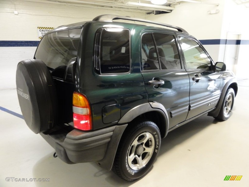 Dark Green Metallic 2003 Chevrolet Tracker ZR2 4WD Hard Top Exterior Photo #59615334