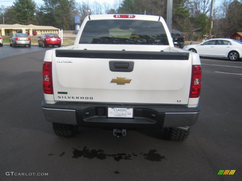 2012 Silverado 1500 LT Crew Cab 4x4 - White Diamond Tricoat / Light Cashmere/Dark Cashmere photo #4