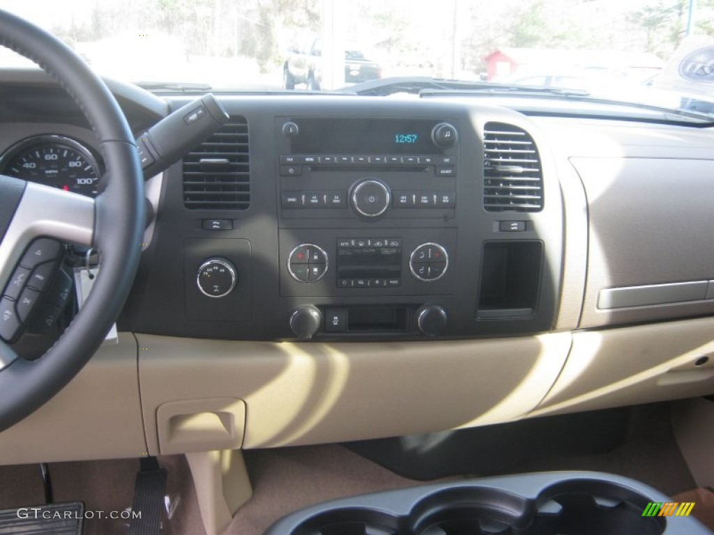 2012 Silverado 1500 LT Crew Cab 4x4 - White Diamond Tricoat / Light Cashmere/Dark Cashmere photo #9