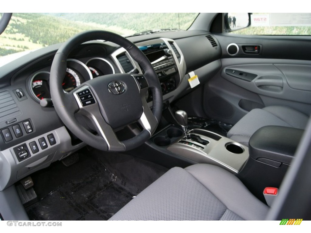 Graphite Interior 2012 Toyota Tacoma V6 TRD Double Cab 4x4 Photo #59615568