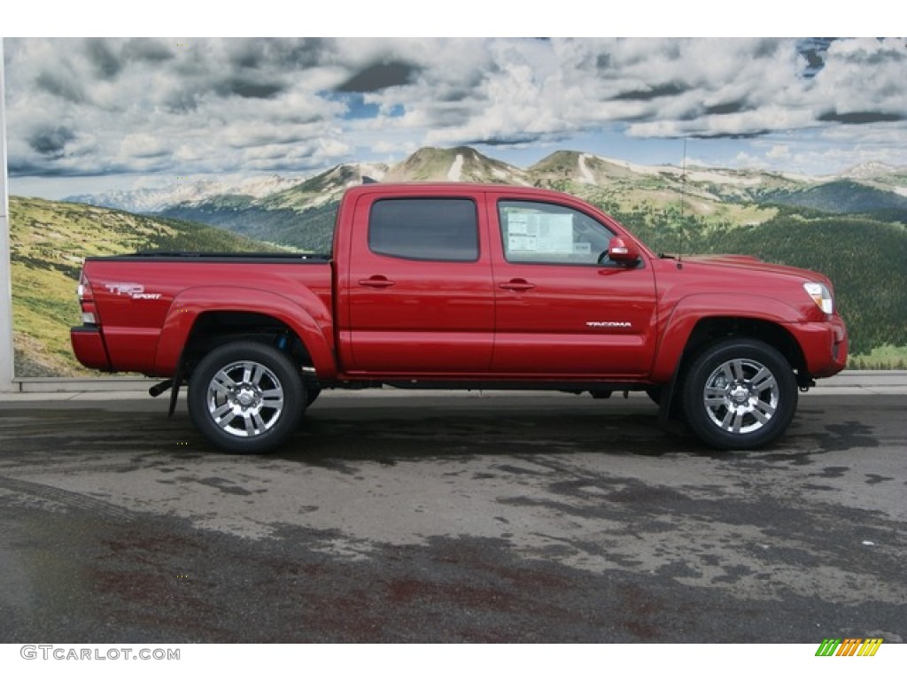 Barcelona Red Metallic 2012 Toyota Tacoma V6 TRD Sport Double Cab 4x4 Exterior Photo #59615655